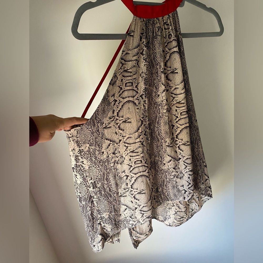 Free People Women's Snakeskin Printed Through The Night Tank S - Picture 6 of 6